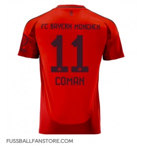 Bayern Munich Kingsley Coman #11 Replik Heimtrikot 2024-25 Kurzarm